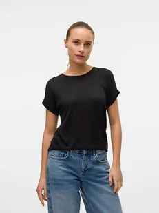 Vero Moda Koszulka w kolorze czarnym - Koszulki i topy damskie - miniaturka - grafika 1