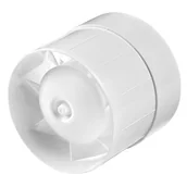 Wentylatory łazienkowe - Wentylator kanałowy WKA100T biały, 0,48 kg, Ø100, opóźnienie wyłączenia AWENTA - miniaturka - grafika 1