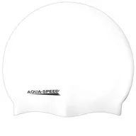 Pływanie - Aqua Speed czepek pływacki, bardzo rozciągliwy, biały, jeden rozmiar 5908217635433 - miniaturka - grafika 1
