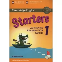 Cambridge University Press Cambridge English Starters 1 Student's Book Authentic Examination Papers - Książki do nauki języka angielskiego - miniaturka - grafika 1