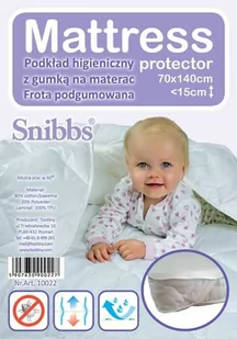 Snibbs Ochraniacz na materac z gumką, 70x140 cm - Prześcieradła dla dzieci - miniaturka - grafika 1