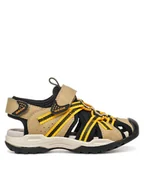 Buty dla chłopców - Geox Sandały Jr Borealis J450RB 014ME C0445 S Beżowy - miniaturka - grafika 1