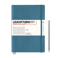Notesy i bloczki - Notatnik Leuchtturm1917 Composition B5, Linie, Stone Blue - miniaturka - grafika 1