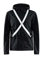 Kurtki i kamizelki sportowe męskie - Craft Kurtka kolarska "Core Bike Ride" w kolorze czarnym - miniaturka - grafika 1