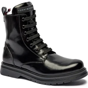 Tommy Hilfiger Botki - Buty dla dziewczynek - miniaturka - grafika 1