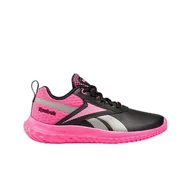 Buty dla dziewczynek - Reebok Girl's Rush Runner 5.0 Syn buty do biegania, Boldpink czarny, 27.5 EU - miniaturka - grafika 1