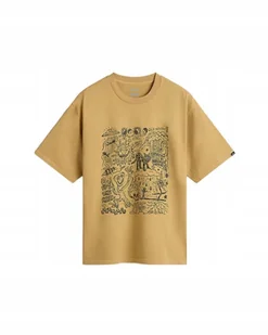 Koszulka Vans SKOOL DOODLE SS TEE ANTELOPE VN000G575QJ1 M - Koszulki męskie - miniaturka - grafika 1