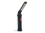 Latarki - Latarka LED 3W COB + 1W LED - Biały zimny (6000K) - akumulatorowa - miniaturka - grafika 1