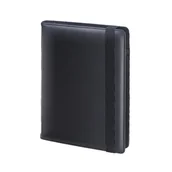 Notesy i bloczki - Notes grafitowy A5 z wymiennym wkładem 44B 100 kartek kratka - miniaturka - grafika 1