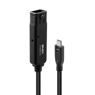 Lindy 43405 kabel USB USB 3.2 Gen 2 (3.1 Gen 2) 5 m USB C Czarny 43405 - Kable komputerowe i do monitorów - miniaturka - grafika 1