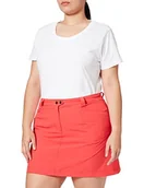 Spódnice - Jack Wolfskin Damskie spodnie sportowe Sonora Skort Tulipan czerwony M - miniaturka - grafika 1