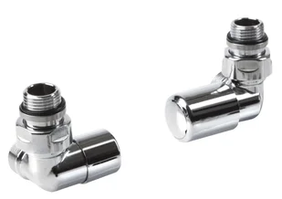 Aqualine First - Zestaw przyłączeniowy do zaworu narożnego, wersja prawa, chrom CP920S - Akcesoria hydrauliczne - miniaturka - grafika 1