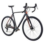 Rowery - Rower gravel FONDRIEST Raptor 2.0 M24 28 cali męski Czarno-pomarańczowy - miniaturka - grafika 1