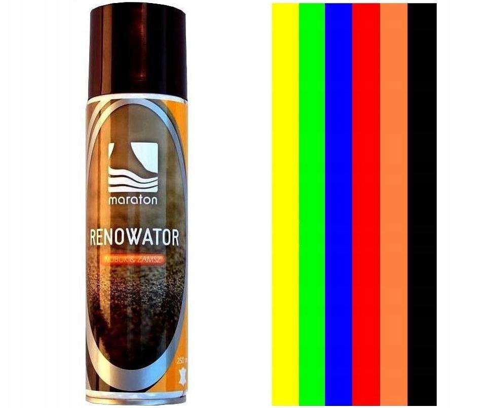 G10-31 BEZBARWNY RENOWATOR W SPRAYU DO KOLORU OBUWIA Z ZAMSZU NUBUKU 250 ML