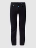 Spodnie męskie - Jeansy o kroju slim fit z dużym dodatkiem streczu model ‘Lyon’ — Futureflex - miniaturka - grafika 1