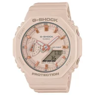 Zegarki męskie - Różowy zegarek Casio G-SHOCK GMA-S2100-4AER - miniaturka - grafika 1