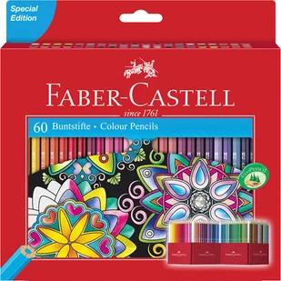 Faber-Castell GmbH&Co. Buntstift Castle 60er Kartonetui - Pozostałe książki - miniaturka - grafika 2