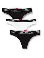 Majtki damskie - HUGO Damskie stringi Triplet Thong Stripe, Open Miscellaneous970, XS - miniaturka - grafika 1
