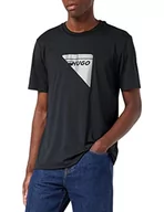 Koszulki męskie - HUGO Koszulka męska Dagile_X T-Shirt, Black001, M - miniaturka - grafika 1