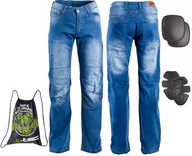 Odzież motocyklowa - W-TEC SPODNIE MOTO MĘSKIE JEANS DAVOSH ROZM XXL W-TEC 14816-XXL - miniaturka - grafika 1