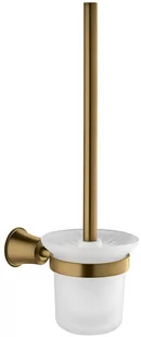 Omnires Szczotka do WC wisząca 38cm RETRO brąz antyczny,Art Line AL53620BR ART LINE - Akcesoria do wc - miniaturka - grafika 2