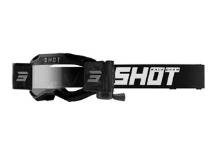 Gogle Shot Assault 2.0 Solid Roll-Off Czarno-Białe - Gogle i okulary motocyklowe - miniaturka - grafika 1