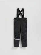 Spodnie i spodenki dla chłopców - Reserved - Spodnie snowboardowe - czarny - miniaturka - grafika 1