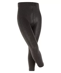 FALKE Uniseks - dzieci Legginsy Active Warm K LE Wełna Merynosa jednokolorowe 1 Para, Szary (Anthracite Melange 3080), 110-116 (3-6 lata) - Legginsy - miniaturka - grafika 1