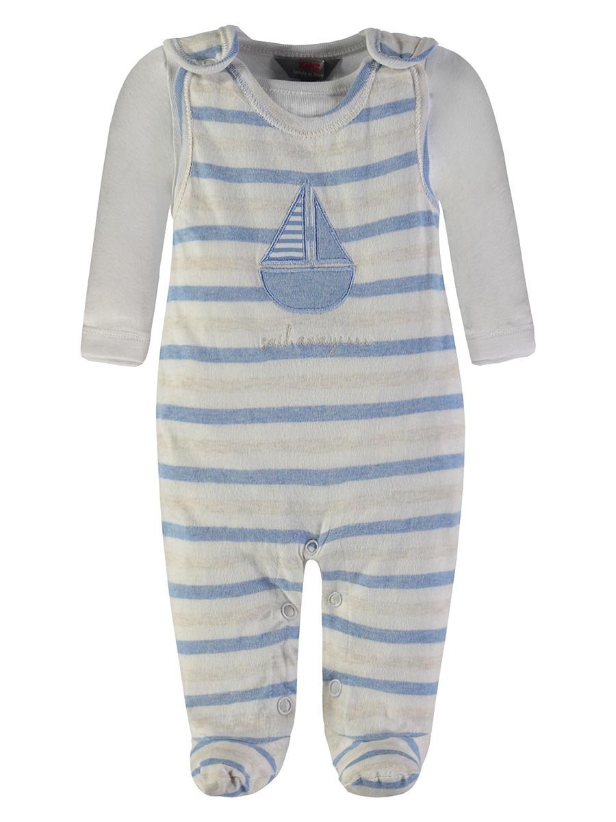 Komplet niemowlęcy śpiochy + bluzka z długim rękawem Kanz r.44