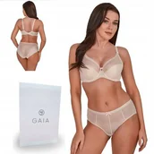 Biustonosze - ﻿Biustonosz półusztywniany Gaia 1058 Sonia 85G beż - miniaturka - grafika 1