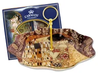 Talerze - Carmani Talerz dekoracyjny G Klimt Kiss 198-8091 198-8091 - miniaturka - grafika 1