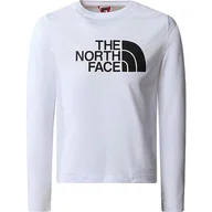 Bluzki damskie - THE NORTH FACE Easy Bluzka TNF White 164 - miniaturka - grafika 1