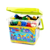 Zabawki konstrukcyjne - Morphun Klocki konstrukcyjne Morphun GearPhun Gry i Zabawy 186 el. MO-0024BX - miniaturka - grafika 1