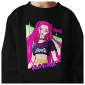 Bluzy dla dziewczynek - BLUZA DZIECIĘCA HUNTRIX MIRA KPOP 104 BAWEŁNIANA JAKOŚĆ - miniaturka - grafika 1