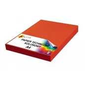 Szkolne artykuły papiernicze - Papier techniczny A4 220g czerwony intensywny 50 arkuszy - miniaturka - grafika 1