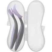 Sztućce dla dzieci - B.Box Pierwsze sztućce do nauki jedzenia Gelato Boysenberry | PONAD 10 TYŚ PRODUKTÓW W ATRAKCYJNYCH CENACH | SZYBKA - miniaturka - grafika 1