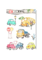 Scrapbooking - Naklejki z samochodami autkami dla dziecka album - miniaturka - grafika 1