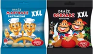 Gumy do żucia, lizaki, dropsy - Skawa Duże Cukierki Draże XXL = Marynarze śmietankowe + Korsarze kokosowe | Zestaw Dwupak - miniaturka - grafika 1