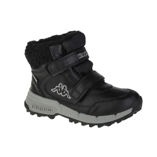 Buty Ocieplane Dziecięce Kappa Czarno-Szare 260906K-1116 - Buty trekkingowe dziecięce - miniaturka - grafika 1