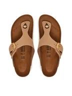 Klapki i japonki damskie - Birkenstock Japonki Gizeh Big Buckle LENB 1024007 Różowy - miniaturka - grafika 1
