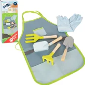 Zabawki do piasku - Fartuch z narzędziami ogrodowymi Zestaw Small Foot - miniaturka - grafika 1