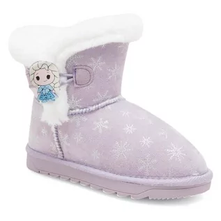 Buty dla dziewczynek - Śniegowce Frozen AW23-105DFR Fioletowy - grafika 1