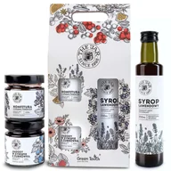 Zestawy upominkowe - Zestaw prezentowy upominek box przetwory syrop owoce konfitury w pudełku - miniaturka - grafika 1