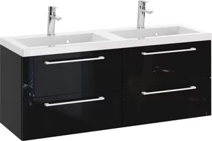 Szafka z Umywalką ROSEN 120 cm DUO - Uchwyt Biały - Szafki łazienkowe - miniaturka - grafika 1