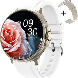 Rubicon Zegarek SMARTWATCH Rubicon RNCF15 biały92/beżowy - Smartwatch - miniaturka - grafika 1