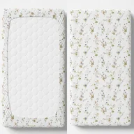 Prześcieradła dla dzieci - PRZEŚCIERADŁO Z GUMKĄ 60x120 BAMBUS 100% DO ŁÓŻECZKA - FERETTI - miniaturka - grafika 1