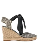 Espadryle damskie - Guess Espadryle FLJCHA FAB04 Szary - miniaturka - grafika 1