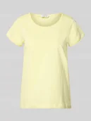 Koszulki i topy damskie - t-shirt o kroju regular fit z czystej bawełny - miniaturka - grafika 1