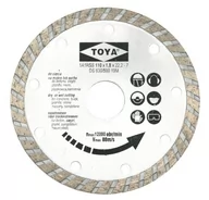 Tarcze do pił - Vorel Tarcza diamentowa 115 mm segment turbo 08751 - miniaturka - grafika 1