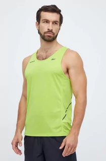 Koszulki męskie - Reebok t-shirt treningowy Speed kolor zielony - grafika 1